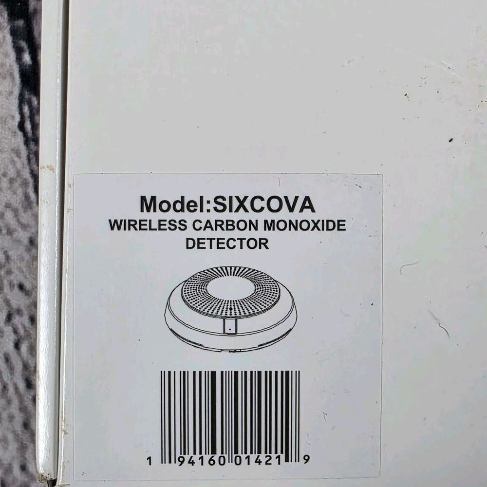 Honeywell SIXCOA Wireless CO Carbon Monoxide Detector Firmware Release # 4